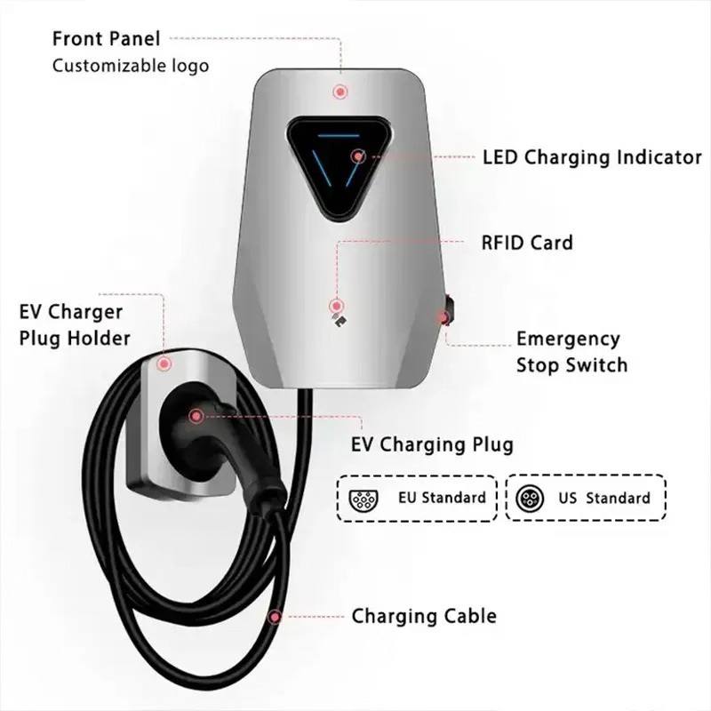 AC Car Charging Pile EV Electric Vehicle Charging Station